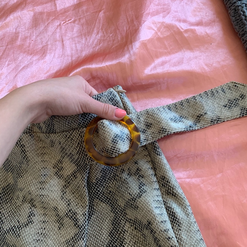 Zara faux snake skin skort - Picture 3 of 6